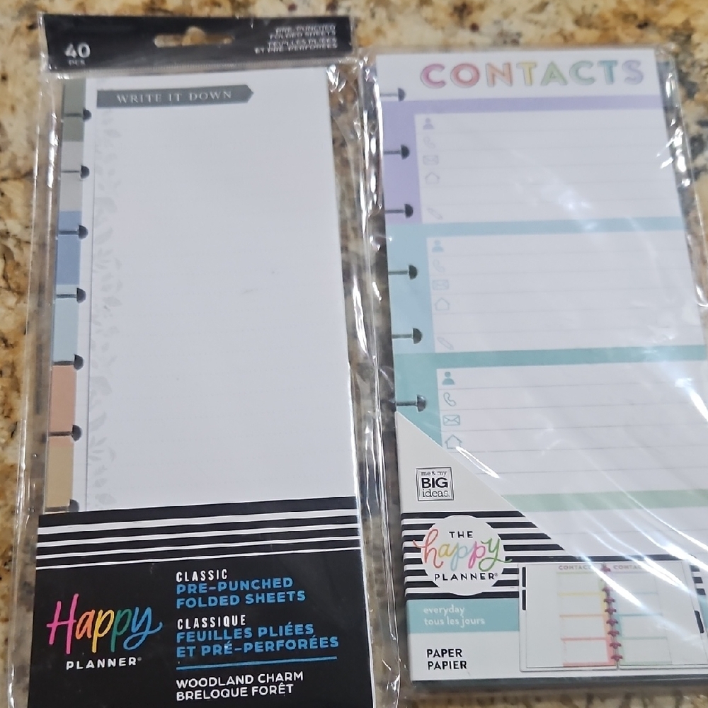 Happy Planner Inserts